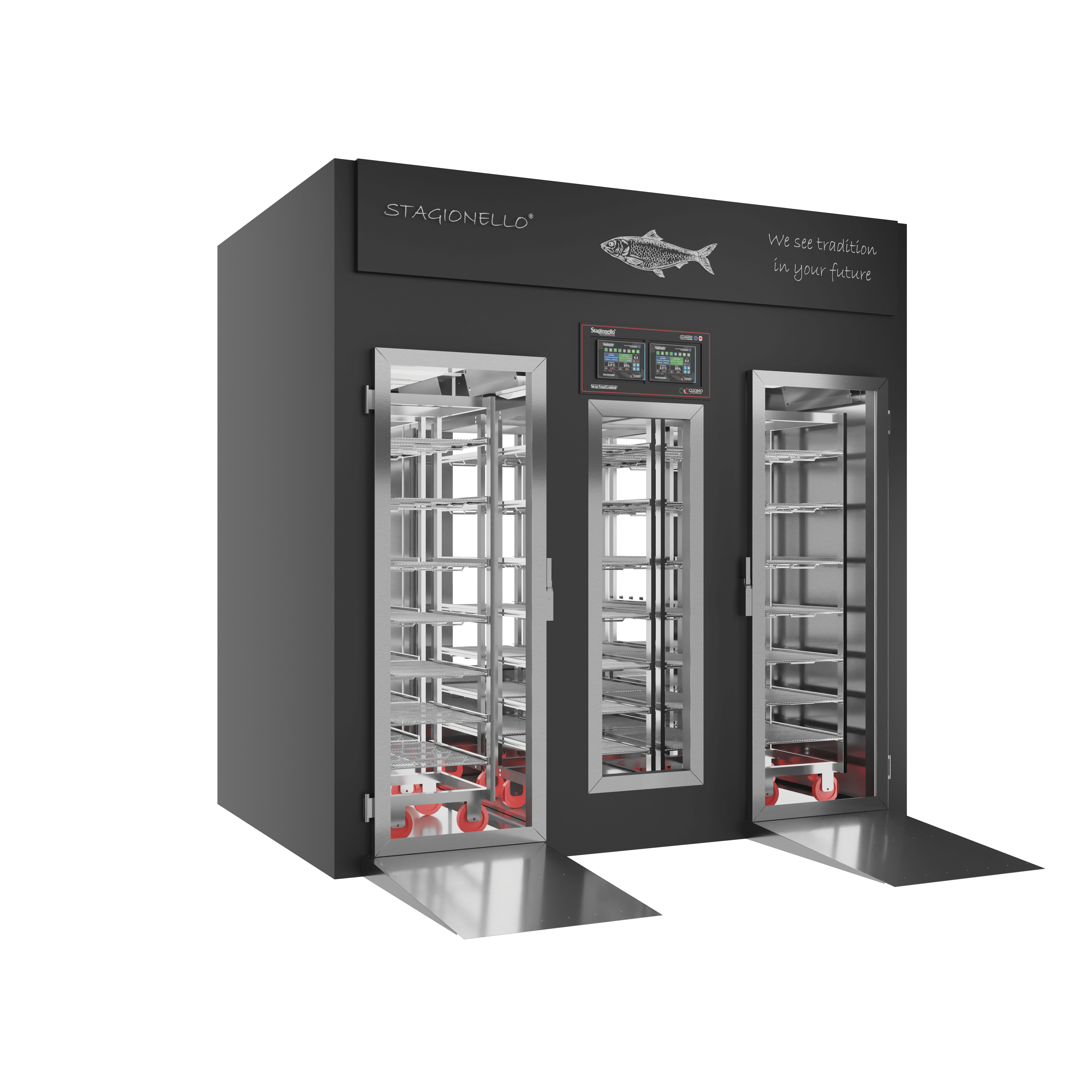 Stagionello® Fish Curing Device 200/600 Kg Walk-in 2 GLASSES image 0