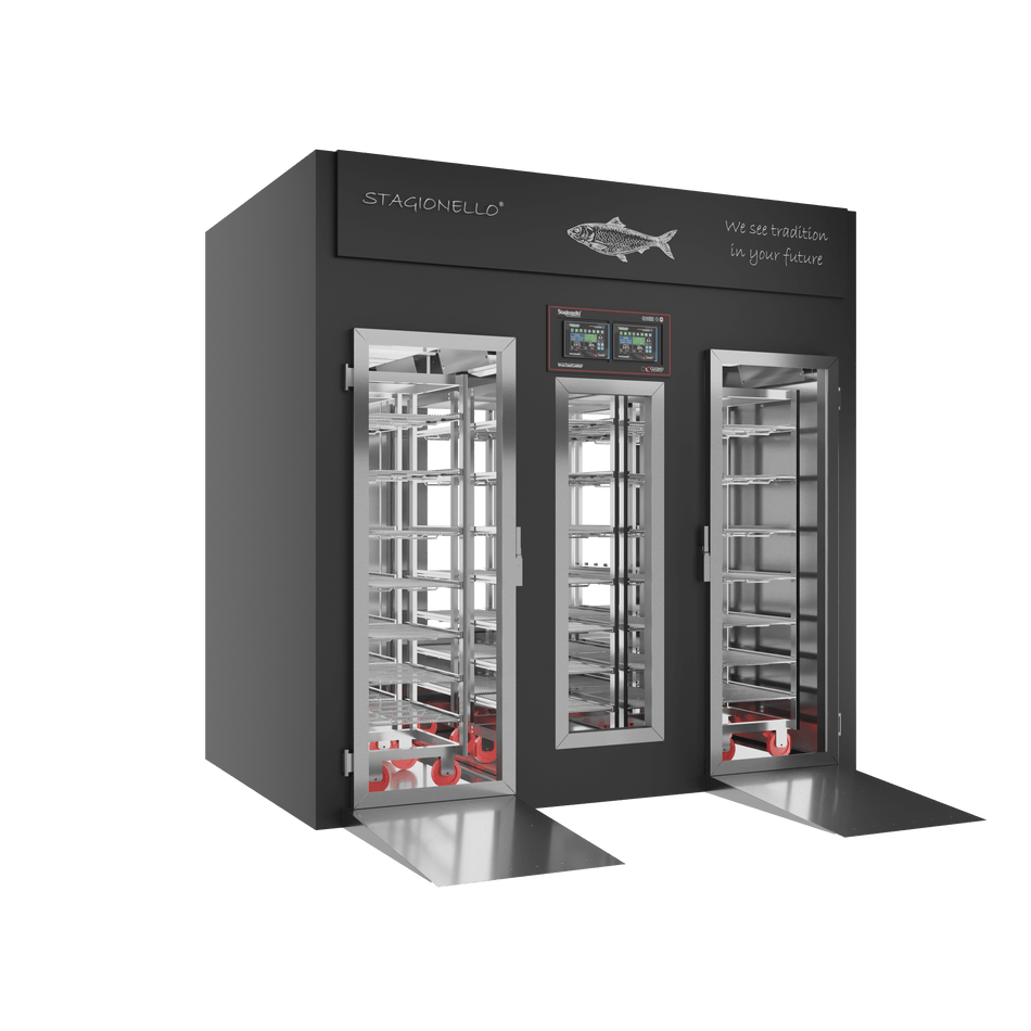 Stagionello® Fish Curing Device 200/600 Kg Walk-in 2 GLASSES image 0