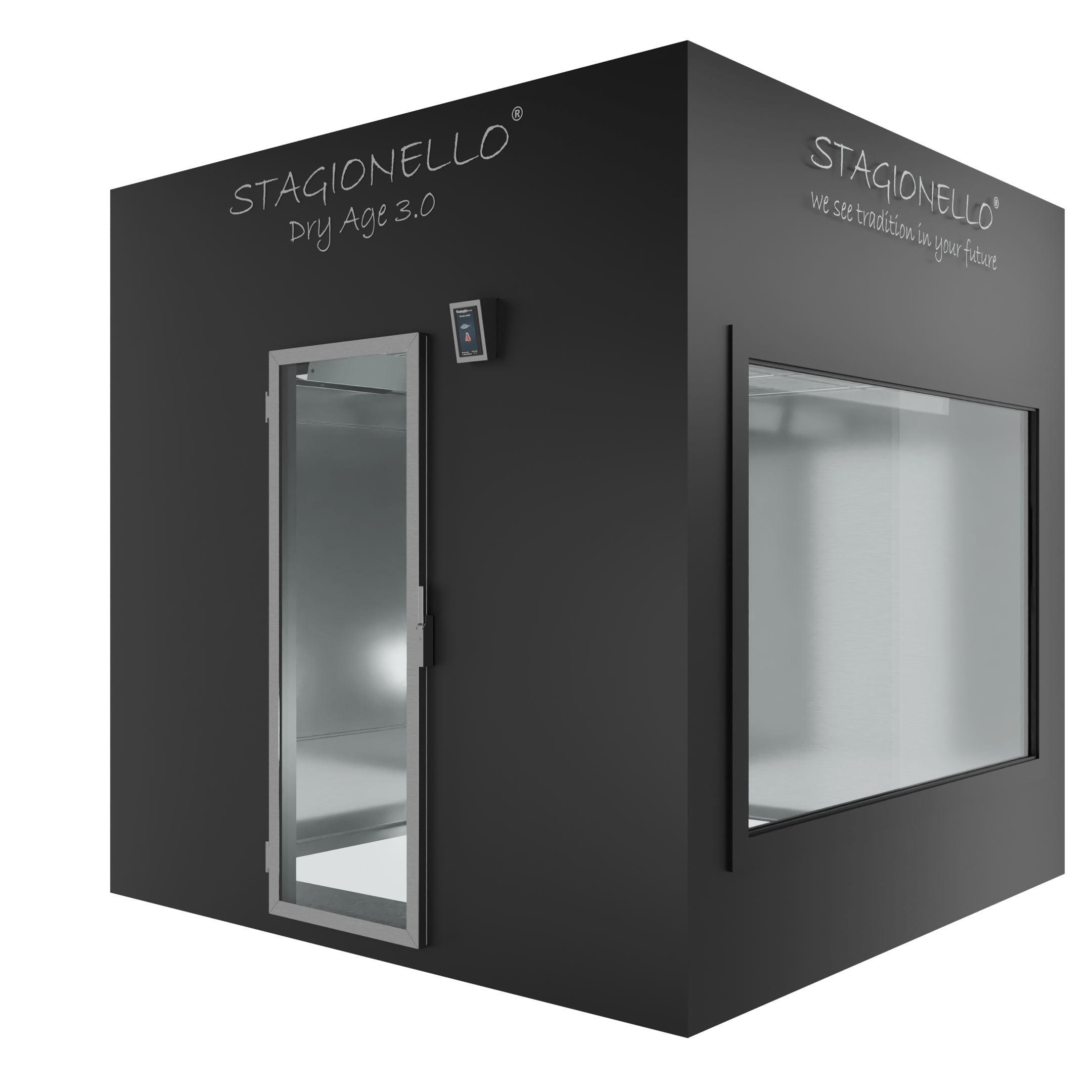 Stagionello® Dry-age 3.0 12.000 LT glass door + 1 glass panel image 0