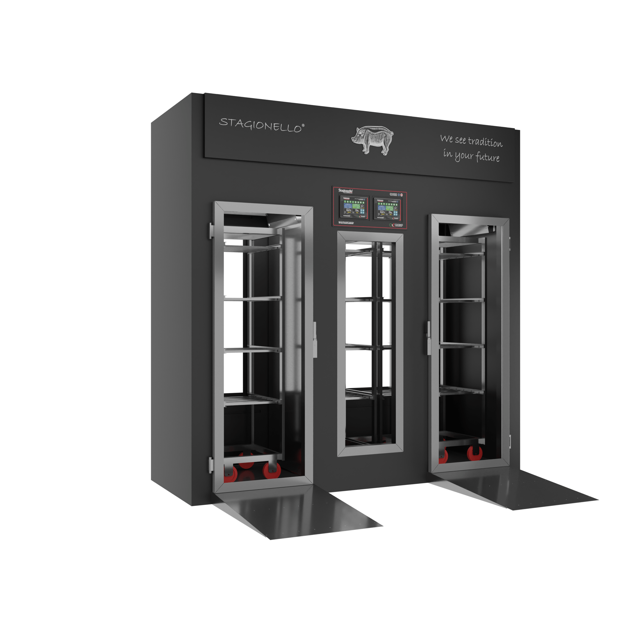 Stagionello® Salami Curing Device 100/300 Kg Walk-in 2 glasses image 0