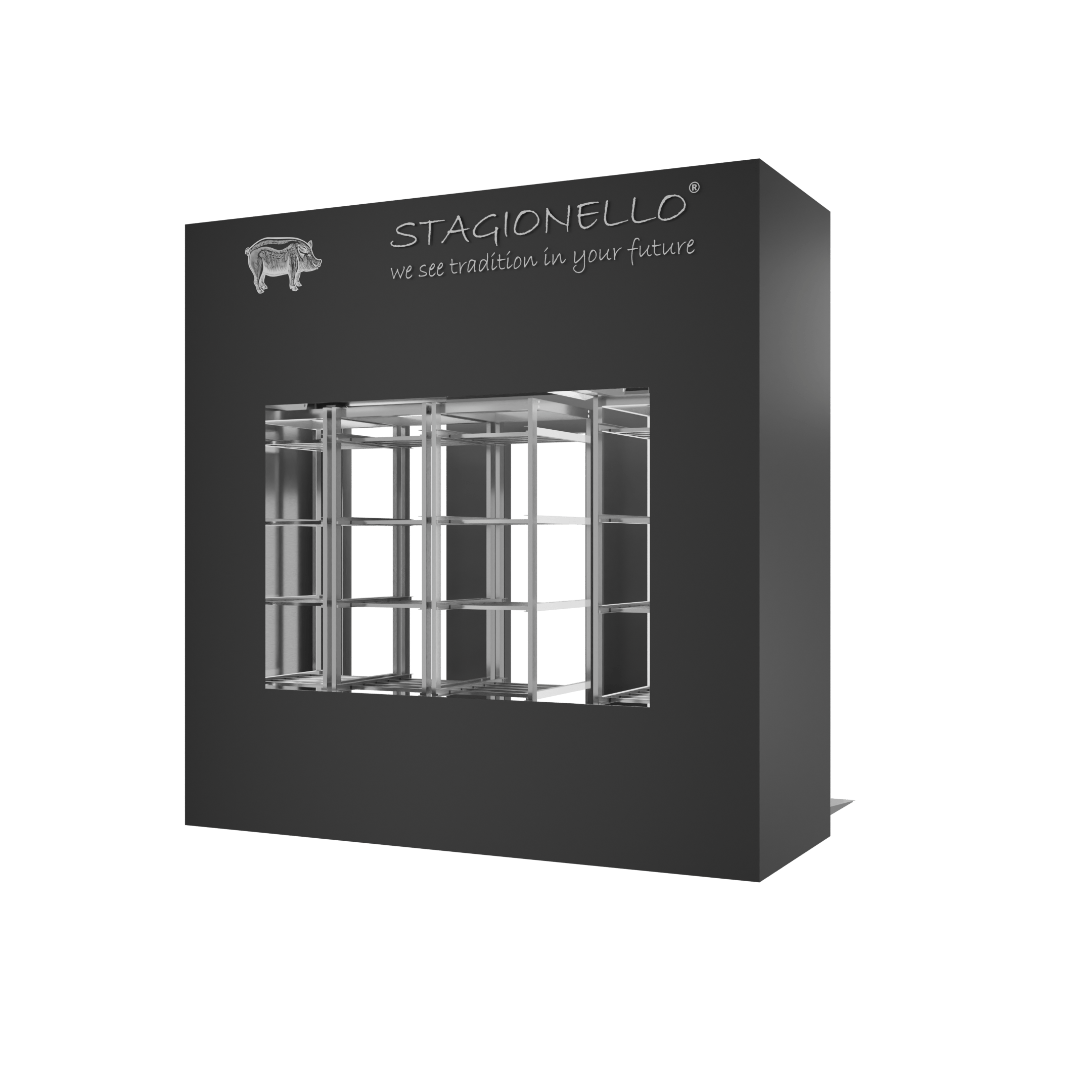 Stagionello® Salami Curing Device 400 Kg Walk-in 2 glasses image 1