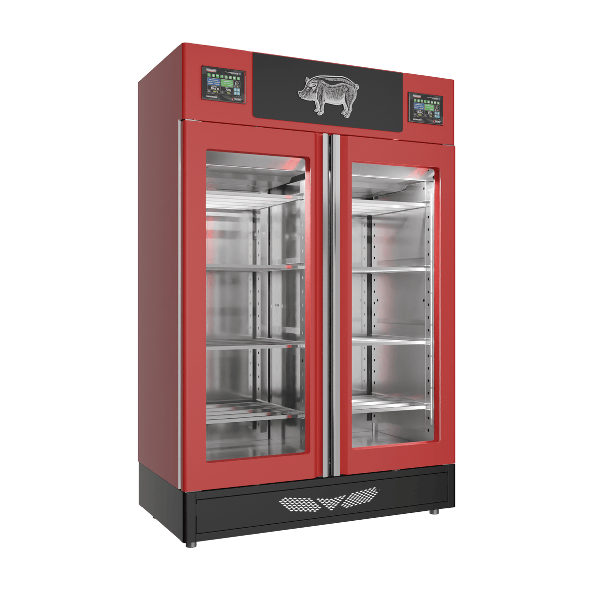 Stagionello® Salami Curing Device Twin 100+100 Kg glass door image 2