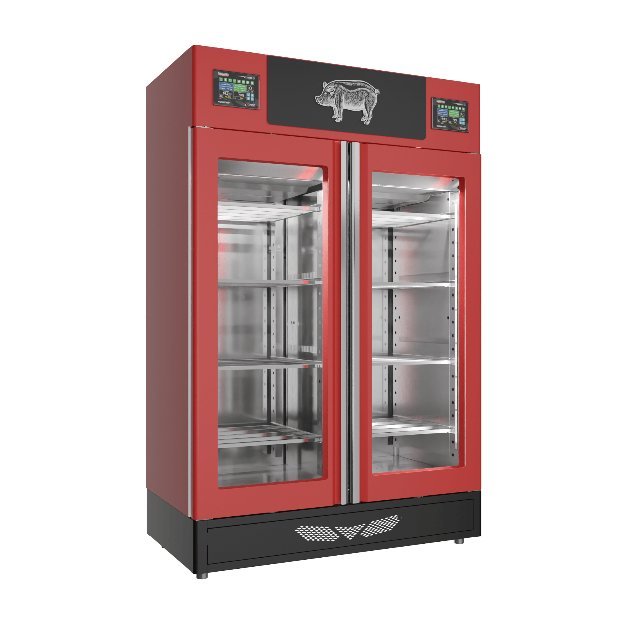 Stagionello® Salami Curing Device Twin 100+100 Kg glass door image 2