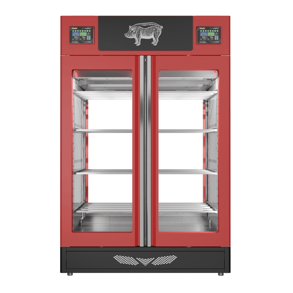 Stagionello® Salami Curing Device Twin 100+100 Kg 2 glasses image 1