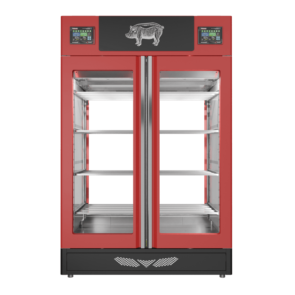 Stagionello® Salami Curing Device Twin 100+100 Kg 2 glasses image 1