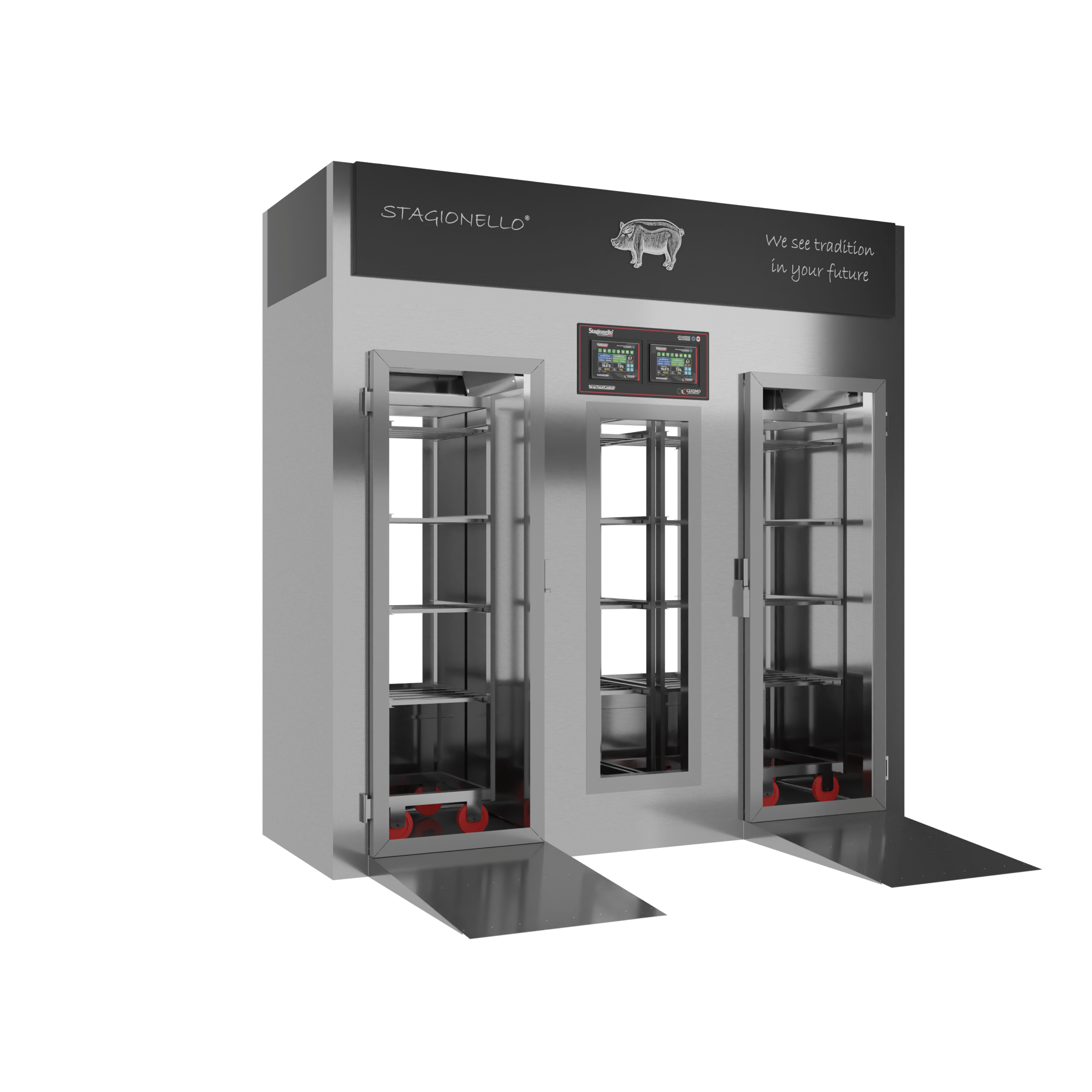 Stagionello® Salami Curing Device 100/300 Kg Walk-in 2 glasses image 2