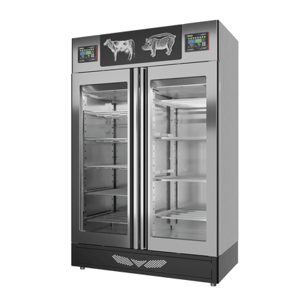 Stagionello® Meat Curing Device Combo 100+100 Kg Meat/Salami GLASS DOOR image 3