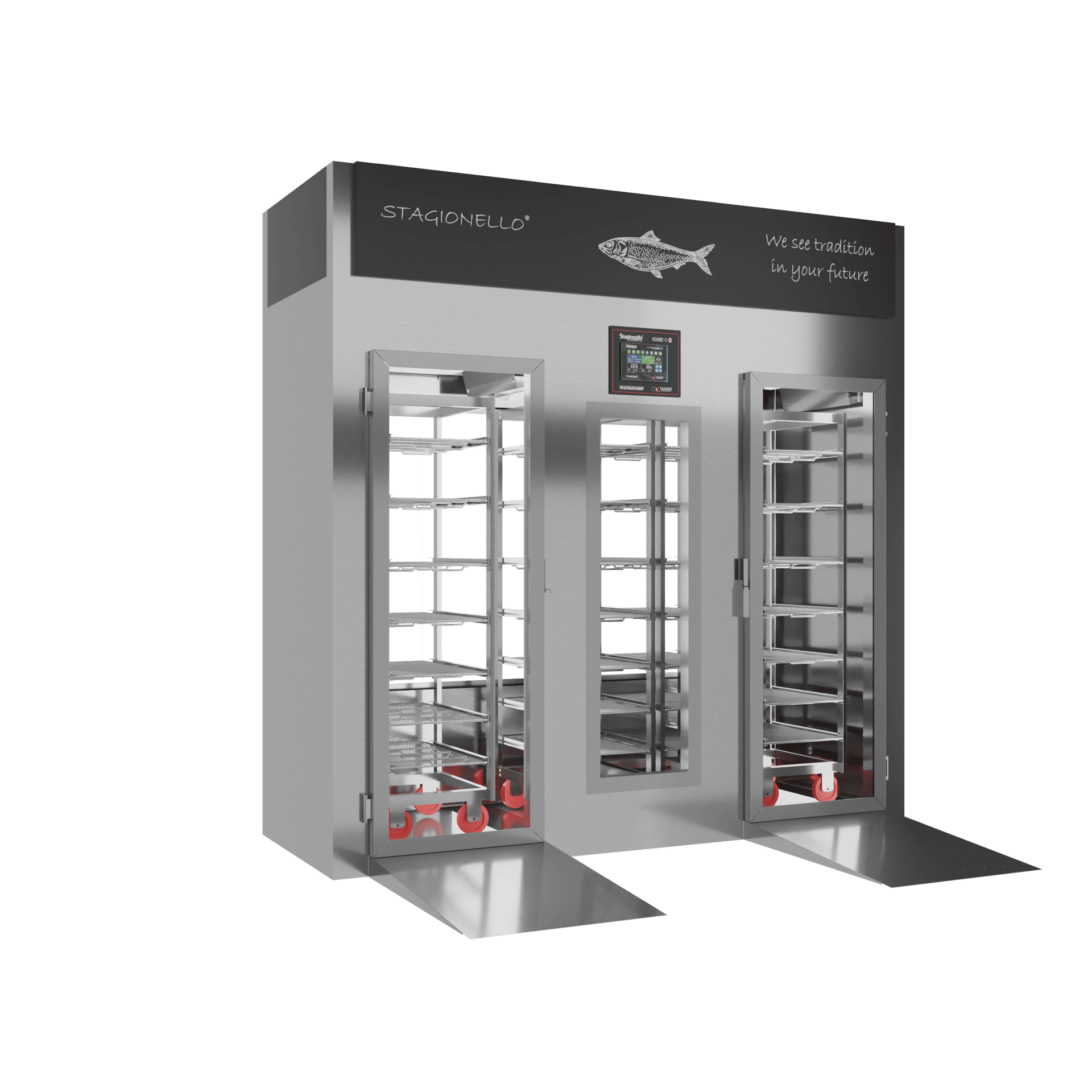 Stagionello® Fish Curing Device 400 Kg Walk-in 2 glasses image 2