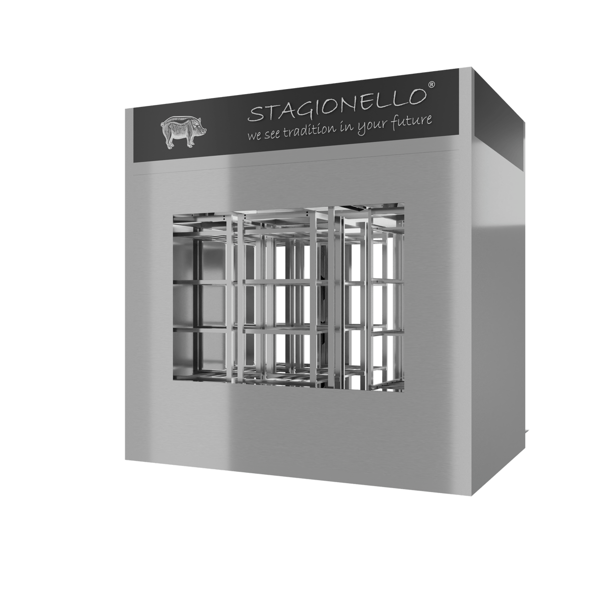 Stagionello® Salami Curing Device 800 Kg Walk-in 2 GLASSES image 3