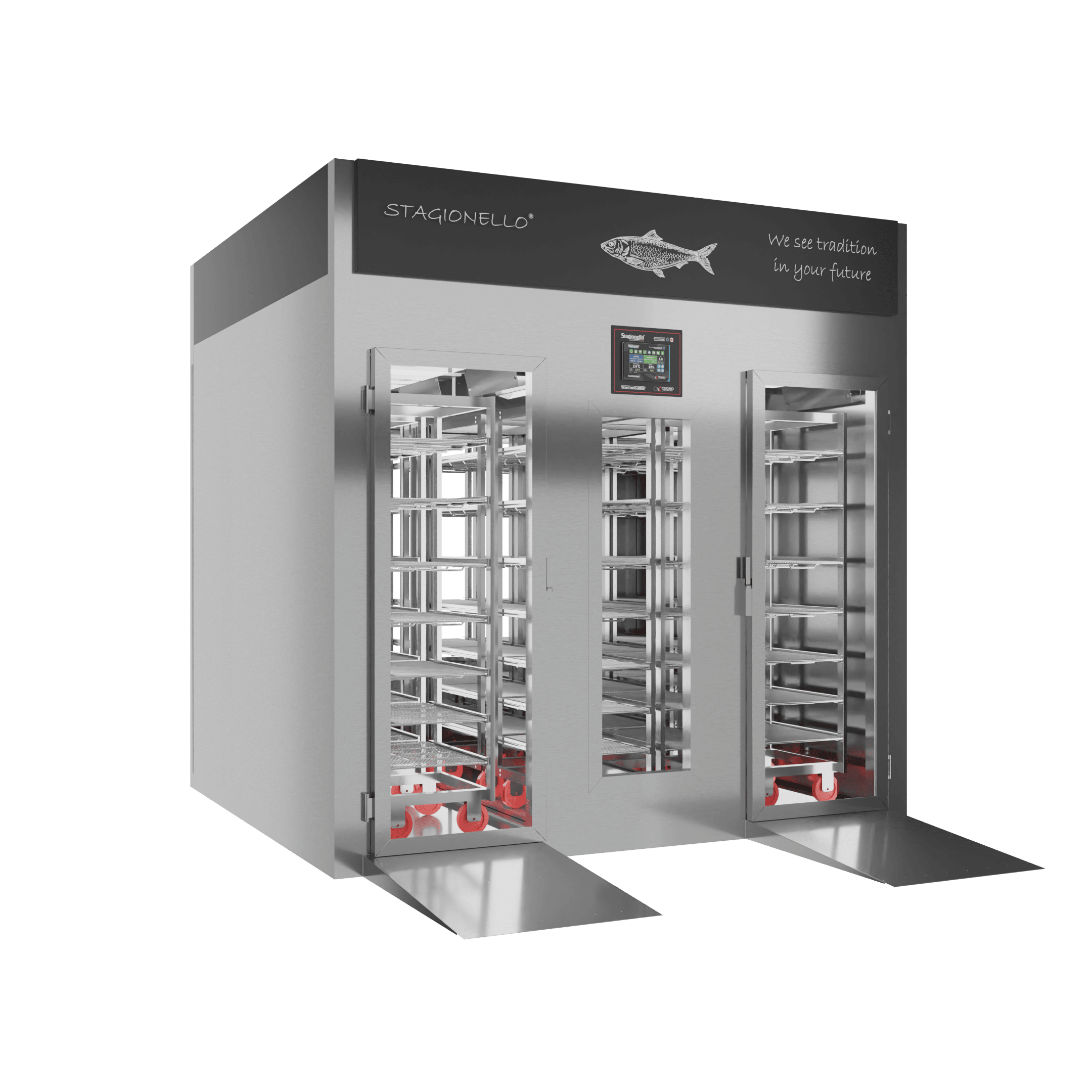 Stagionello® Fish Curing Device 1200 Kg Walk-in 2 glasses image 2