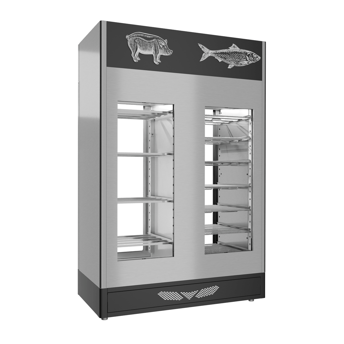Stagionello® Salami Curing Device Combo 100+100 Kg Salami/fish 2 GLASSES image 11