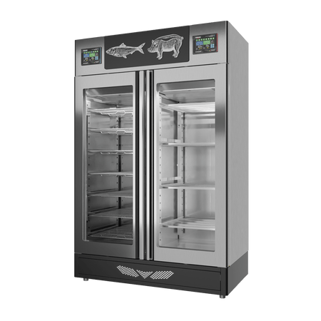 Stagionello® Salami Curing Device Combo 100+100 Kg Salami/fish glass door image 3