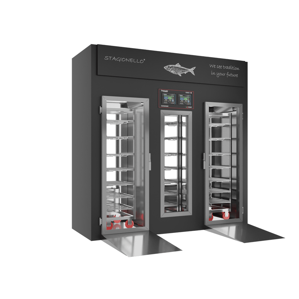 Stagionello® Fish Curing Device 100/300 Kg Walk-in 2 GLASSES image 0
