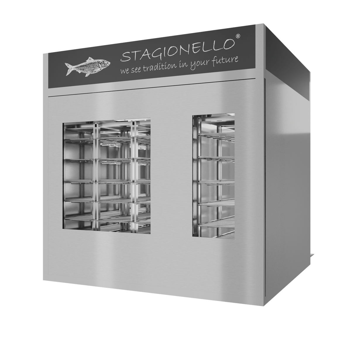 Stagionello® Fish Curing Device 300/900 Kg Walk-in 2 GLASSES image 3