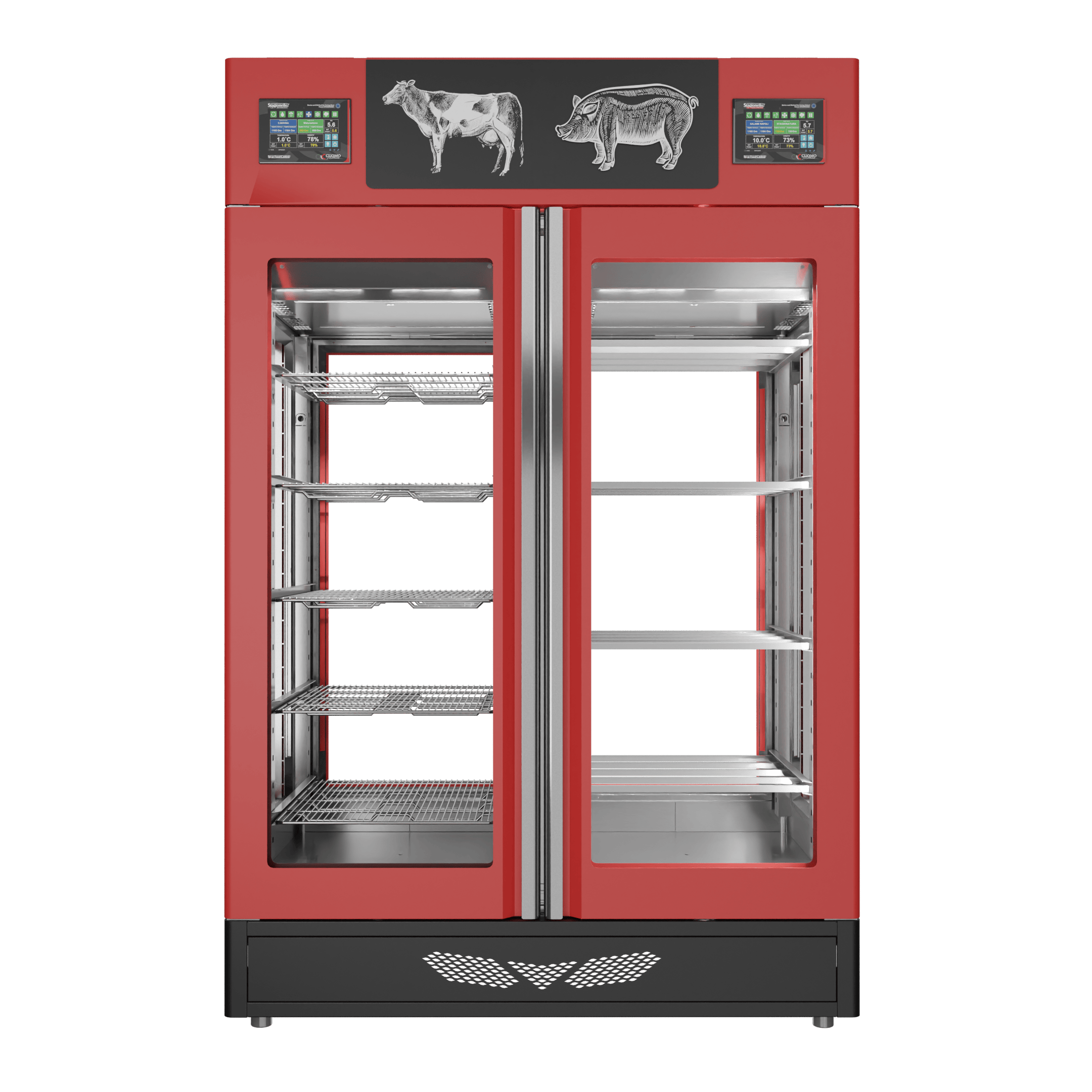 Stagionello® Salami Curing Device Combo 100+100 Kg Salami/Meat 4 glasses image 1