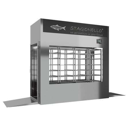 Stagionello® Fish Curing Device 600 Kg Tunnel 4 GLASSES image 1