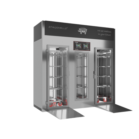 Stagionello® Salami Curing Device 100/300 Kg Walk-in GLASS DOOR image 1