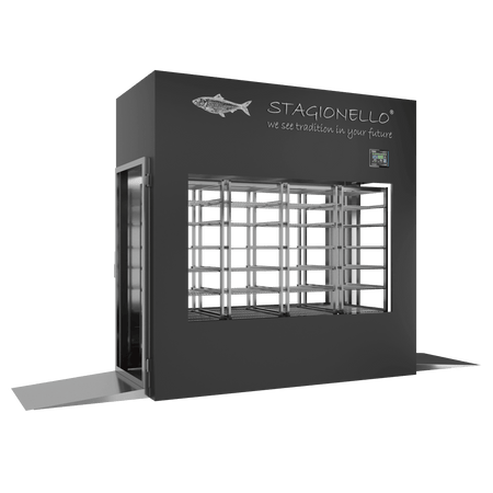Stagionello® Fish Curing Device 600 Kg Tunnel 4 GLASSES image 0