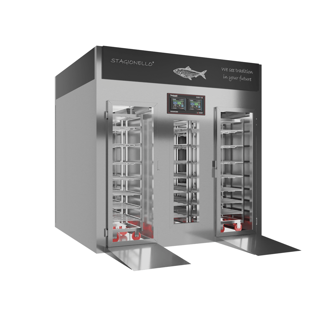 Stagionello® Fish Curing Device 300/900 Kg Walk-in 2 GLASSES image 2