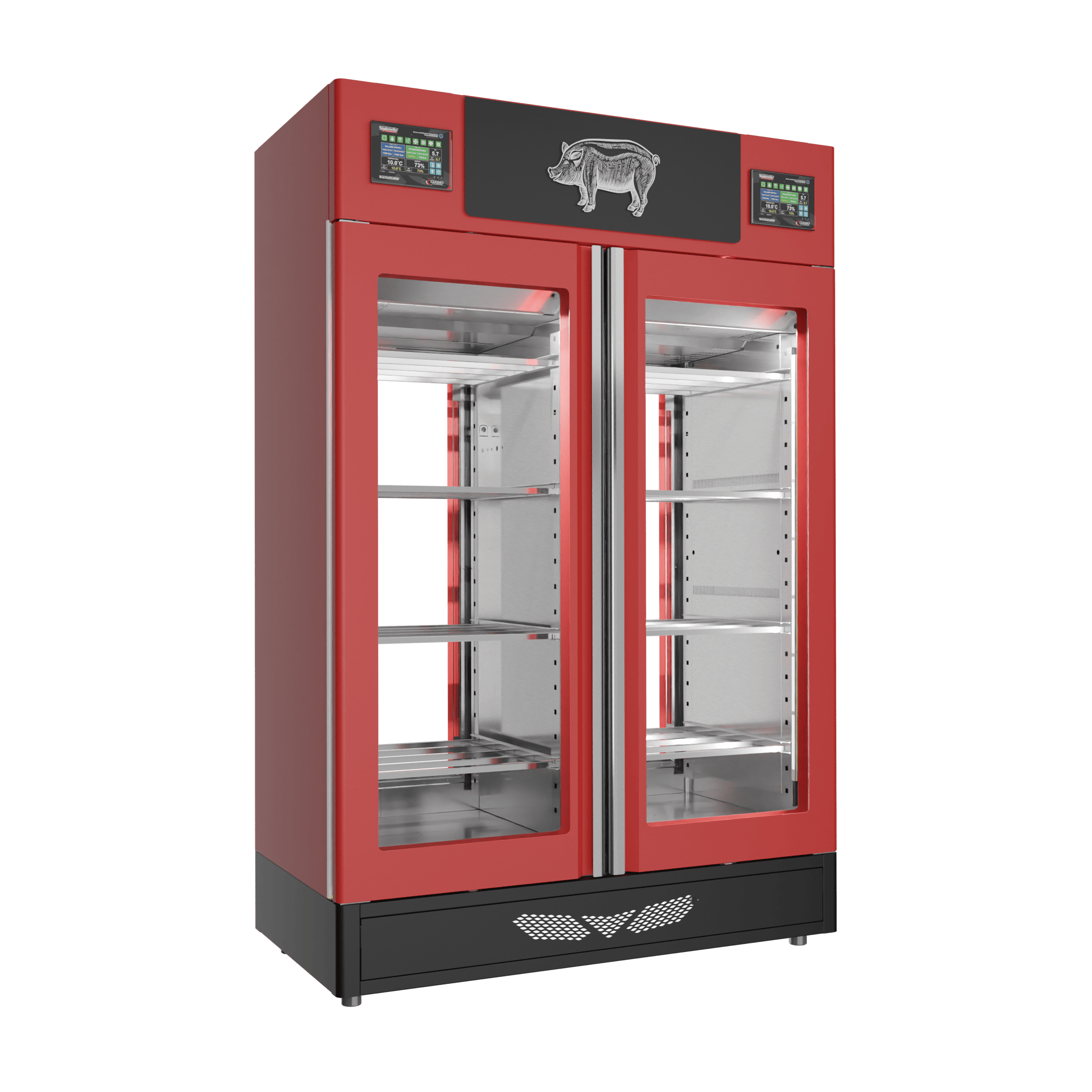 Stagionello® Salami Curing Device Twin 100+100 Kg 2 glasses image 2