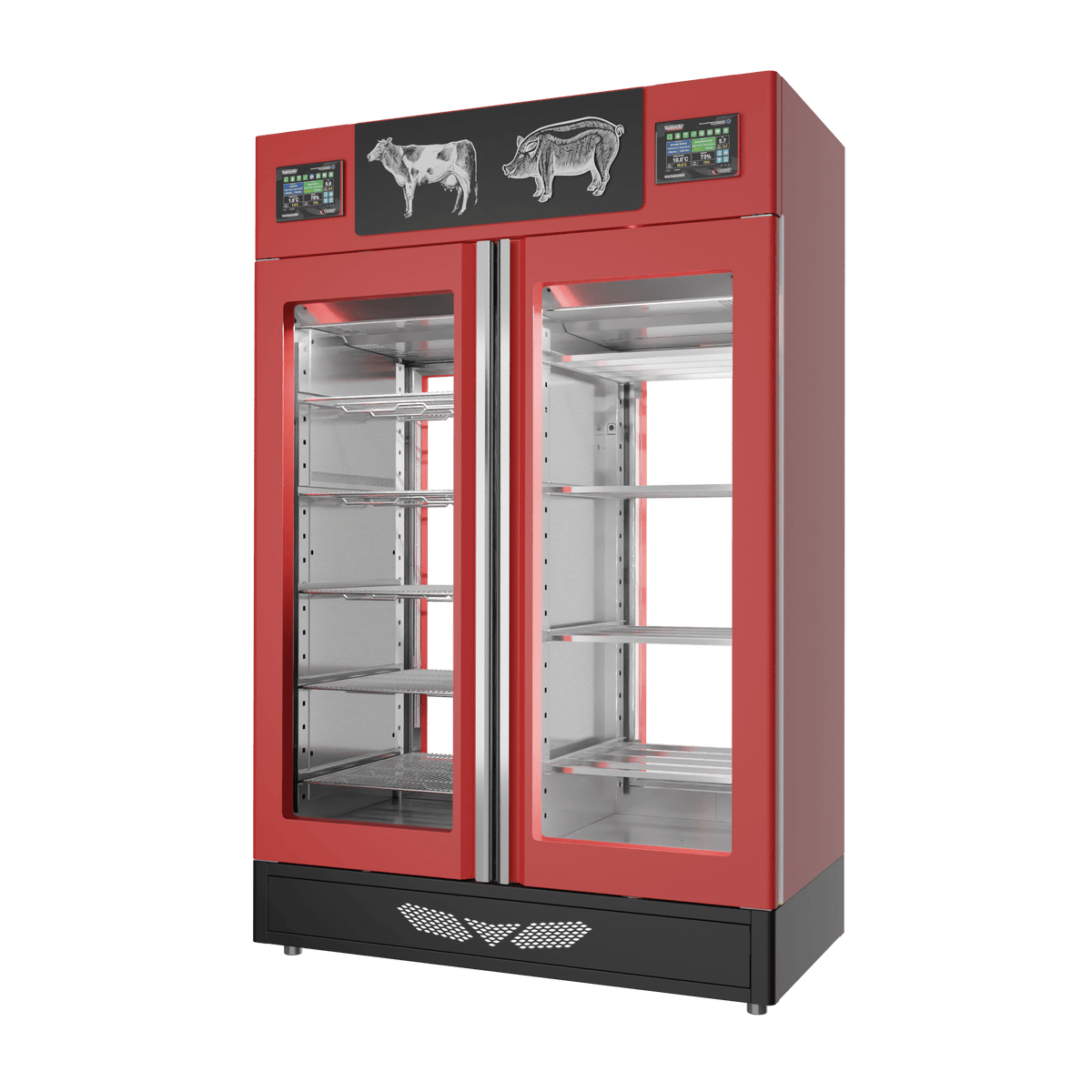 Stagionello® Salami Curing Device Combo 100+100 Kg Salami/Meat 2 glasses image 0