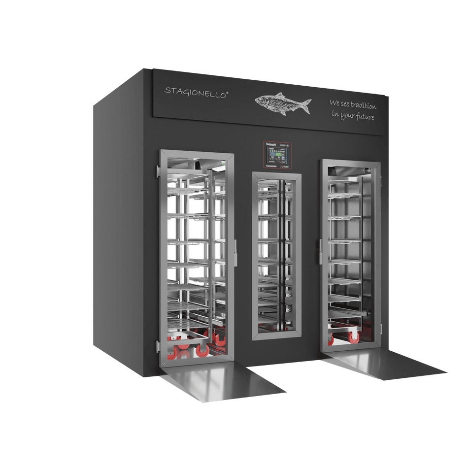 Stagionello® Fish Curing Device 800 Kg Walk-in 2 GLASSES image 0