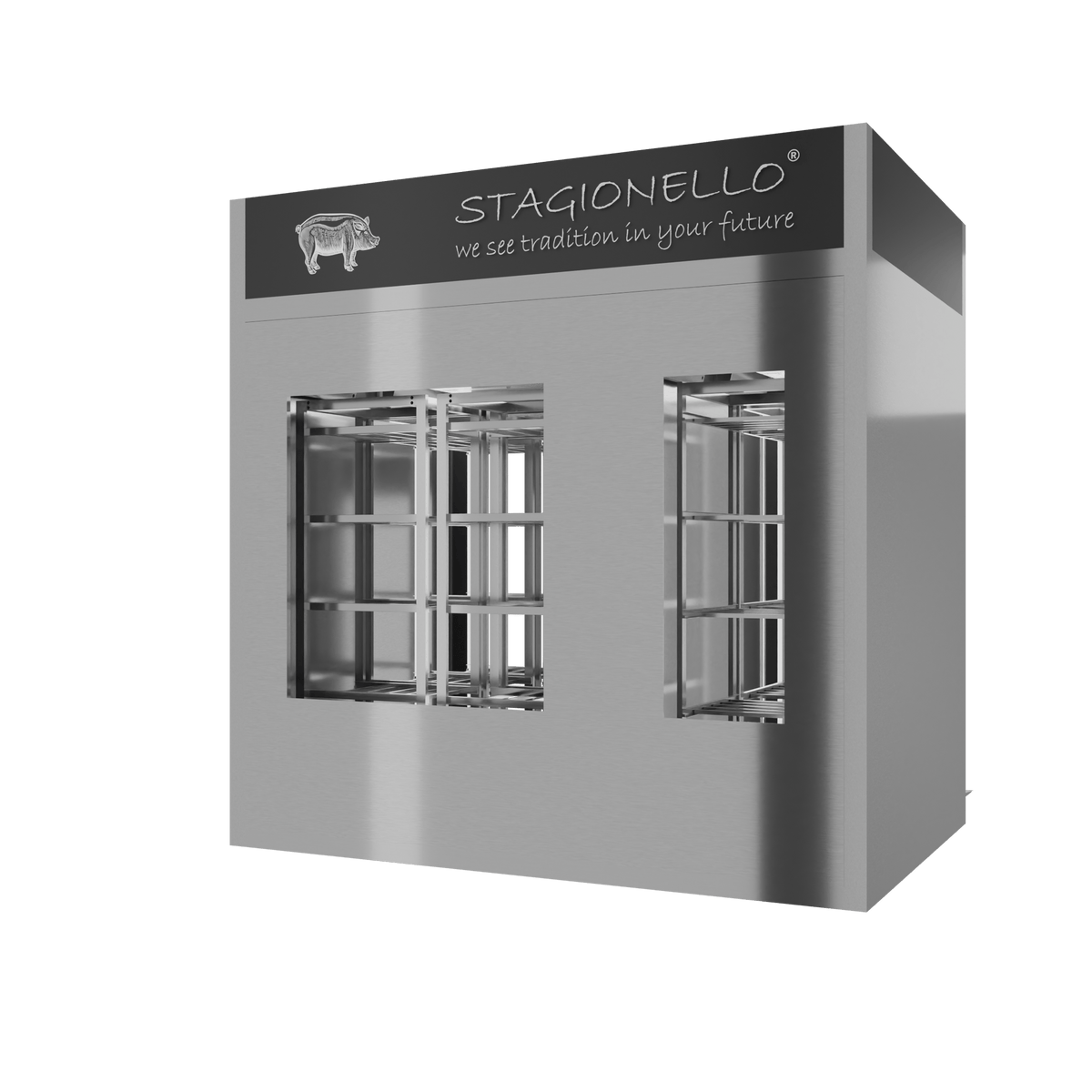 Stagionello® Salami Curing Device 200/600 Kg Walk-in 2 GLASSES image 3