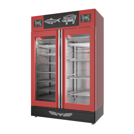 Stagionello® Salami Curing Device Combo 100+100 Kg Salami/fish glass door image 0