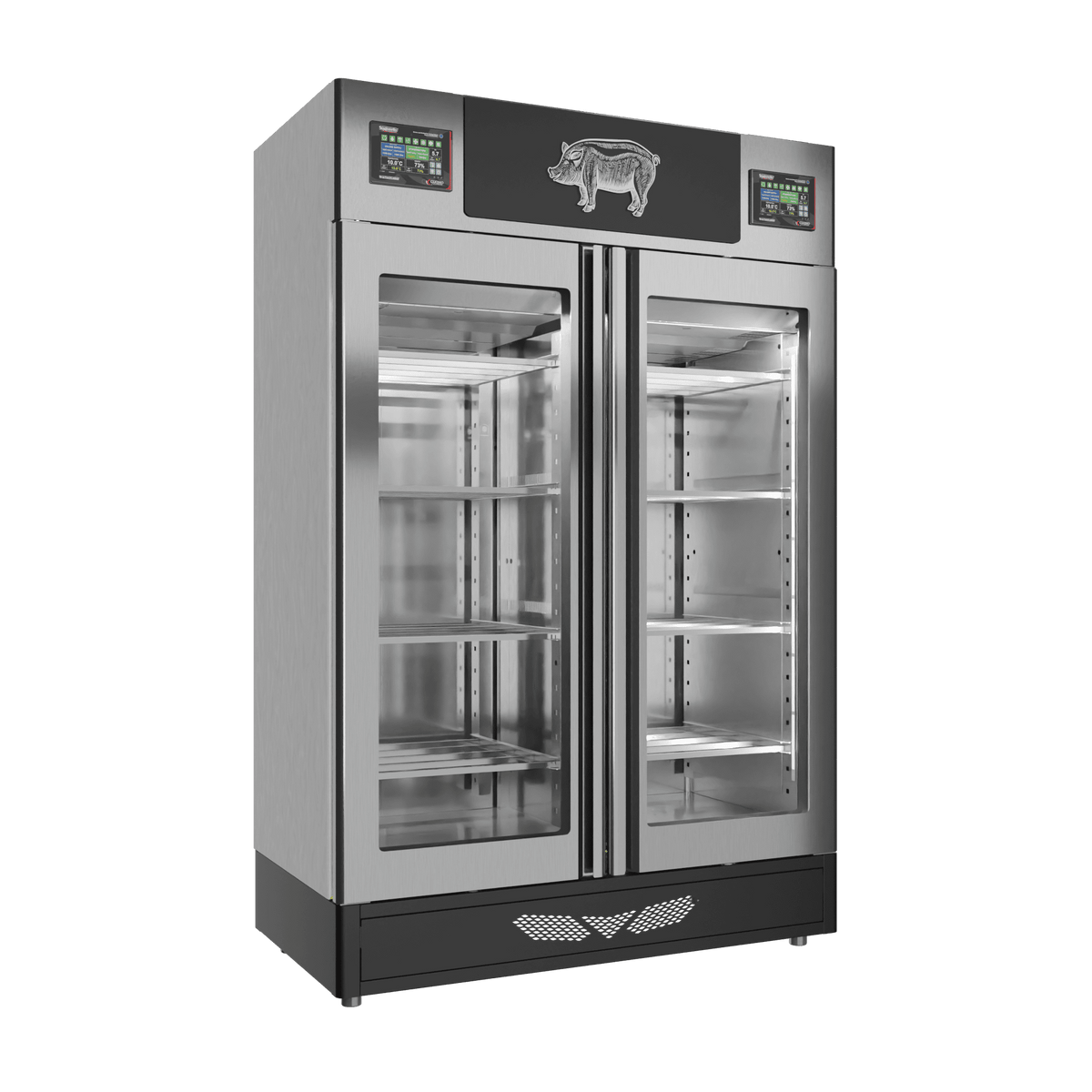 Stagionello® Salami Curing Device Twin 100+100 Kg glass door image 5