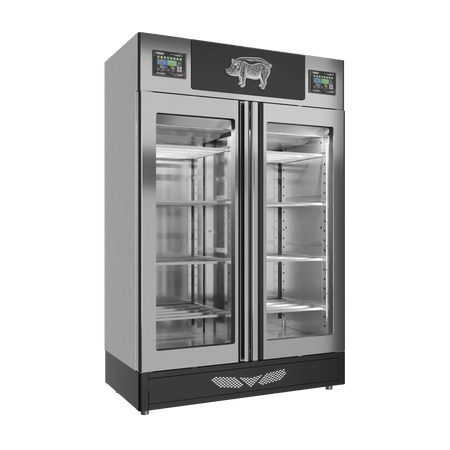Stagionello® Salami Curing Device Twin 100+100 Kg glass door image 5