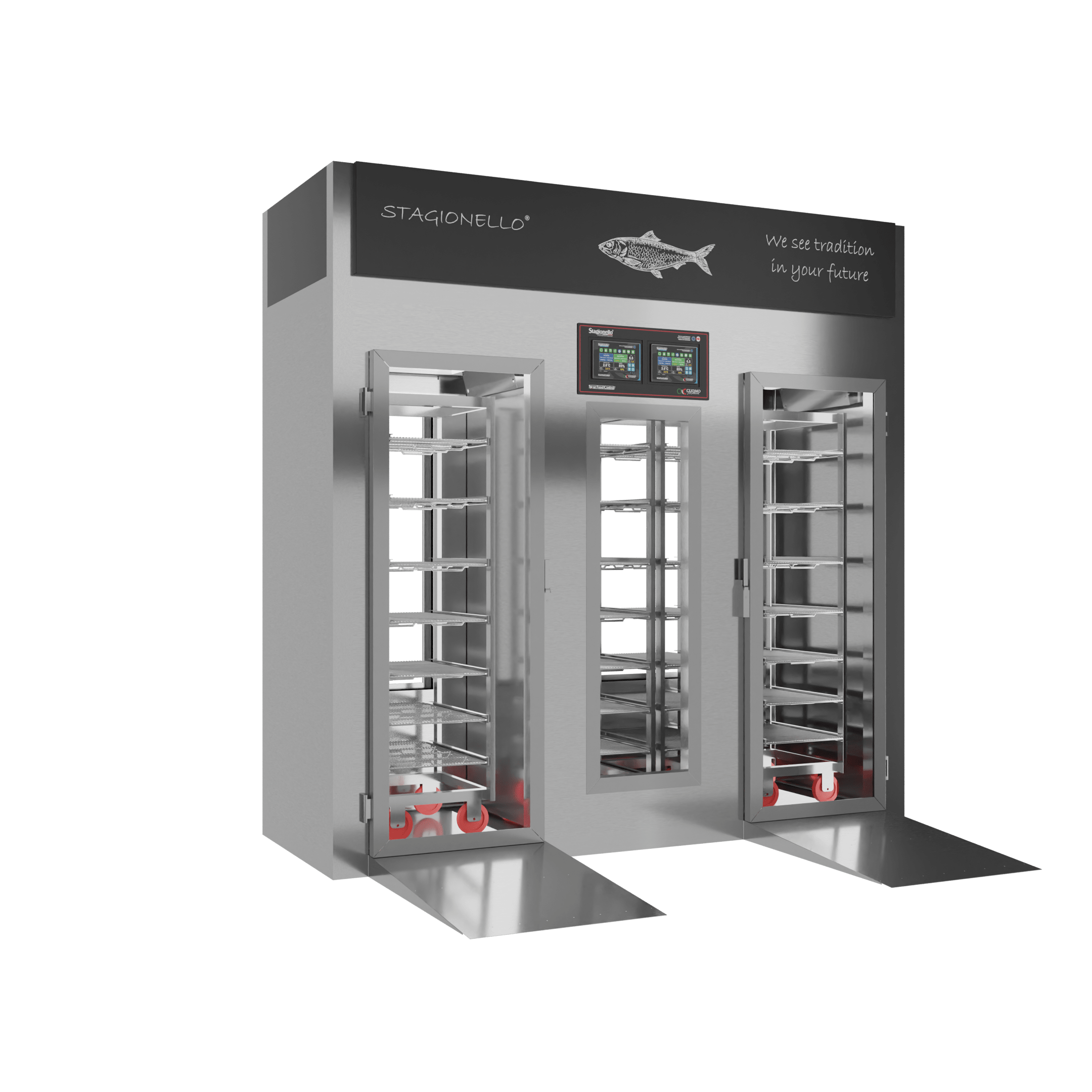 Stagionello® Fish Curing Device 100/300 Kg Walk-in 2 GLASSES image 2