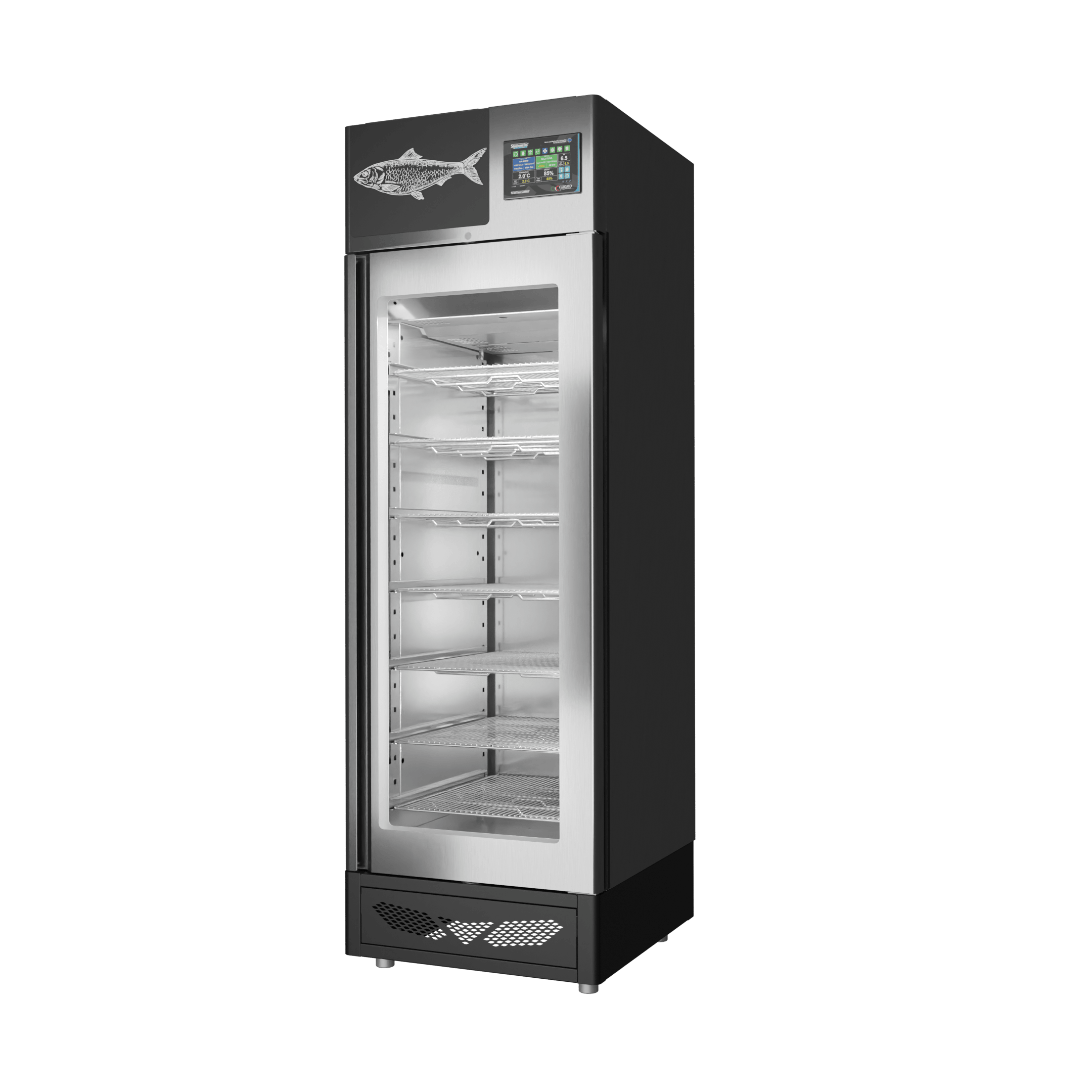 Stagionello® Fish Curing Device 100 Kg glass door image 3