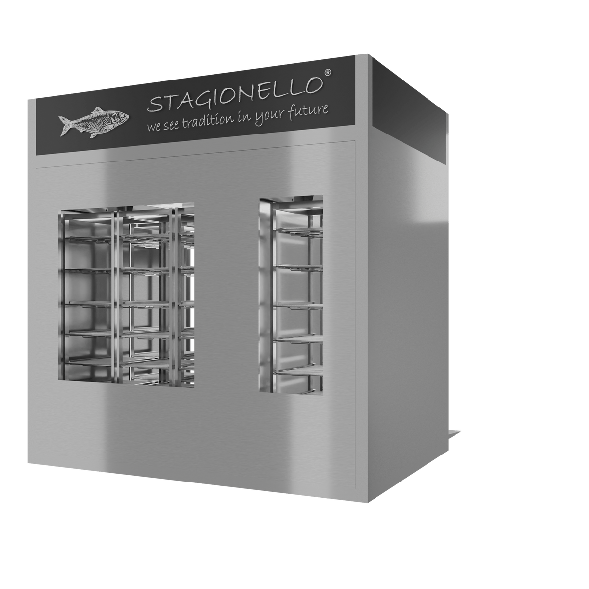 Stagionello® Fish Curing Device 200/600 Kg Walk-in 2 GLASSES image 3