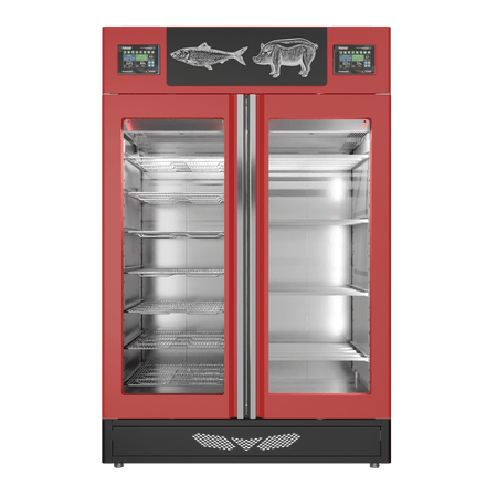 Stagionello® Salami Curing Device Combo 100+100 Kg Salami/fish glass door image 1